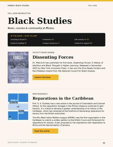 Newsletter from page